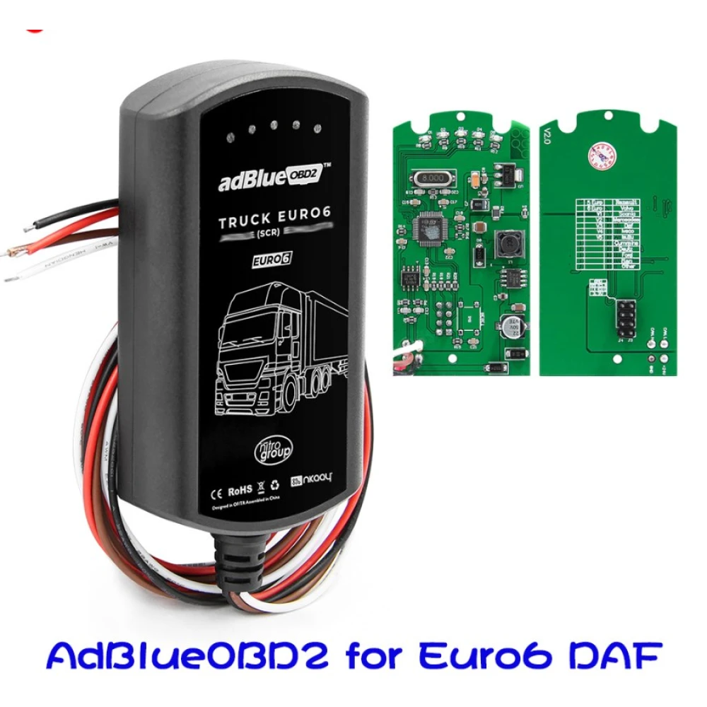 Emulator AdBlue DAF Euro6 compatibil cu camioane DAF XF, CF și LF Euro6