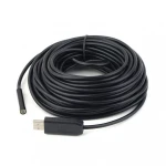 Endoscop USB 15 metri flexibil cu lentilă 7mm și lumină submersibilă