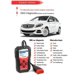 Scanner de diagnoză Mercedes Benz Konnwei KW360 12V sistem complet
