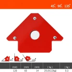 Echer magnetic de sudură 120 mm cu magnet puternic