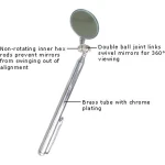 Oglindă de inspecție telescopică rotativă 360° până la 50 cm
