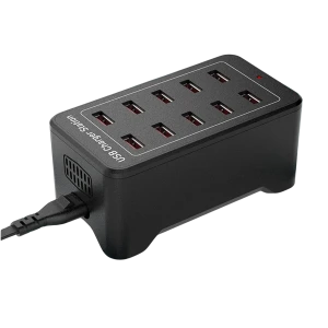 satkit Statie de incarcare USB 10 porturi cu IQ Charge - 50W 12A, 2.4A pe port