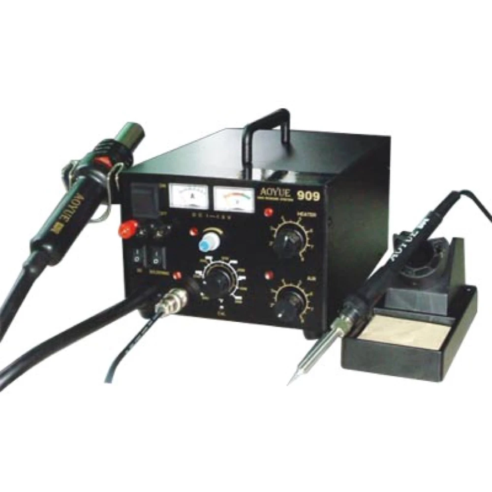 Stație de lipit Aoyue 909 cu reglaj independent și design antistatic