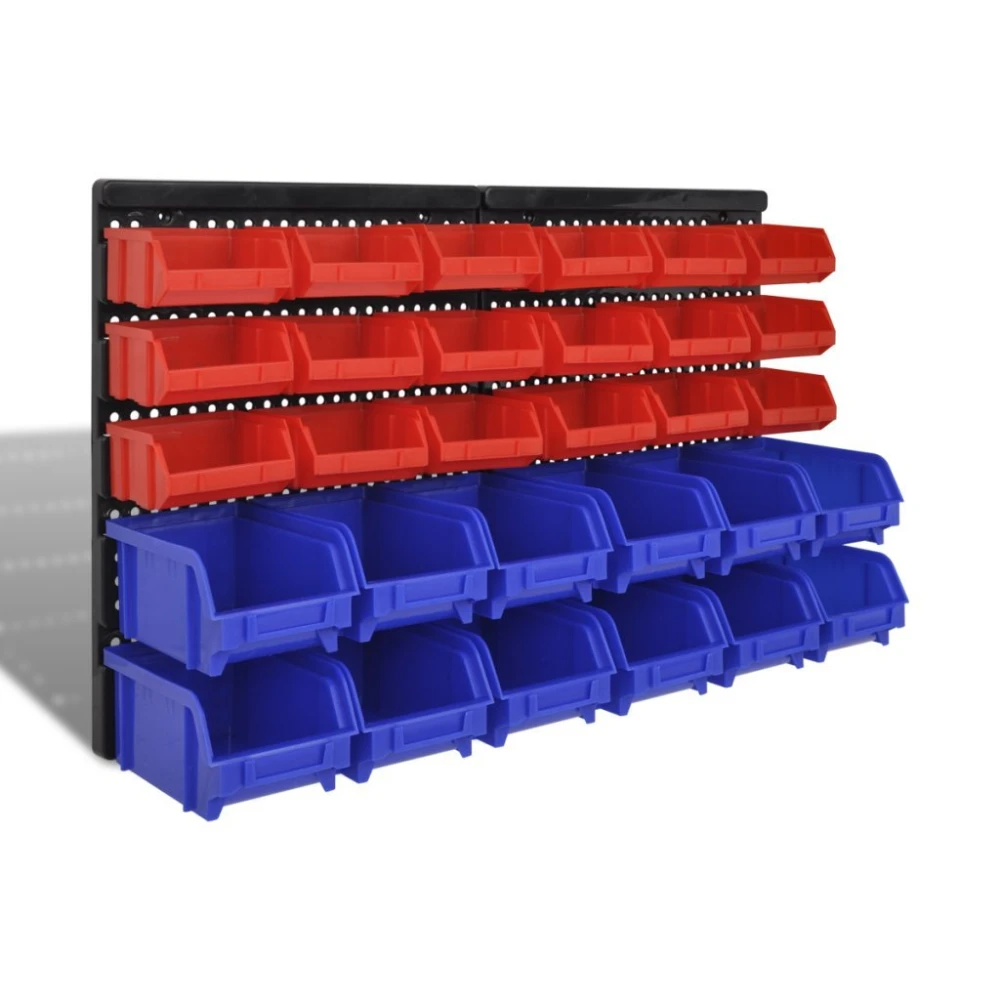 Raft de perete pentru bricolaj cu cutii stivuibile TSX TOOL 32pc
