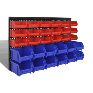 Wentai Raft de perete pentru bricolaj cu cutii stivuibile TSX TOOL 32pc
