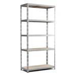 Raft metalic 180x90x40 cm robust și versatil cu 5 polițe