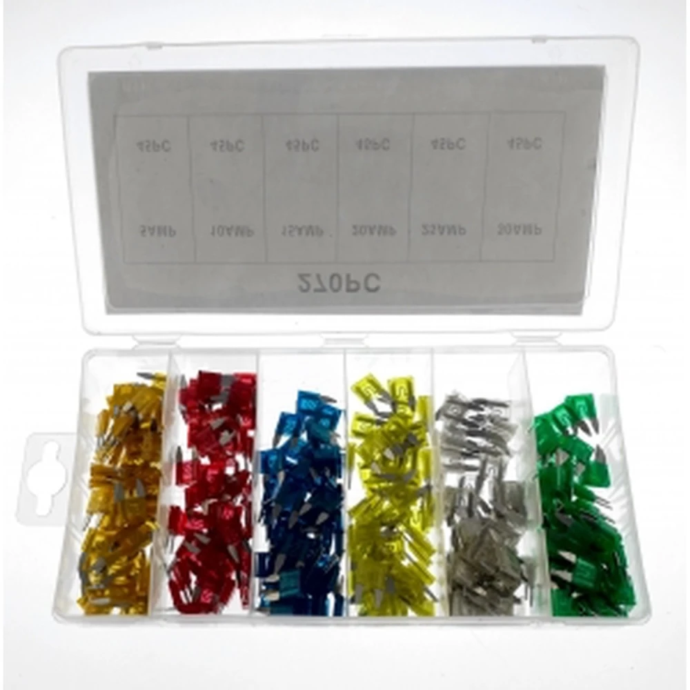 Set 270 mini siguranțe auto cu 6 valori