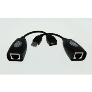 Kasens Extensor USB prin cablu RJ45 până la 50 metri pentru conexiune la distanță