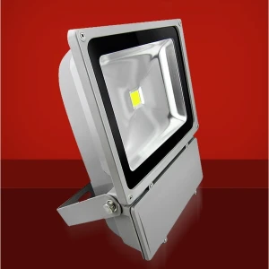 Proiector LED 100W 3000K lumină caldă pentru exterior