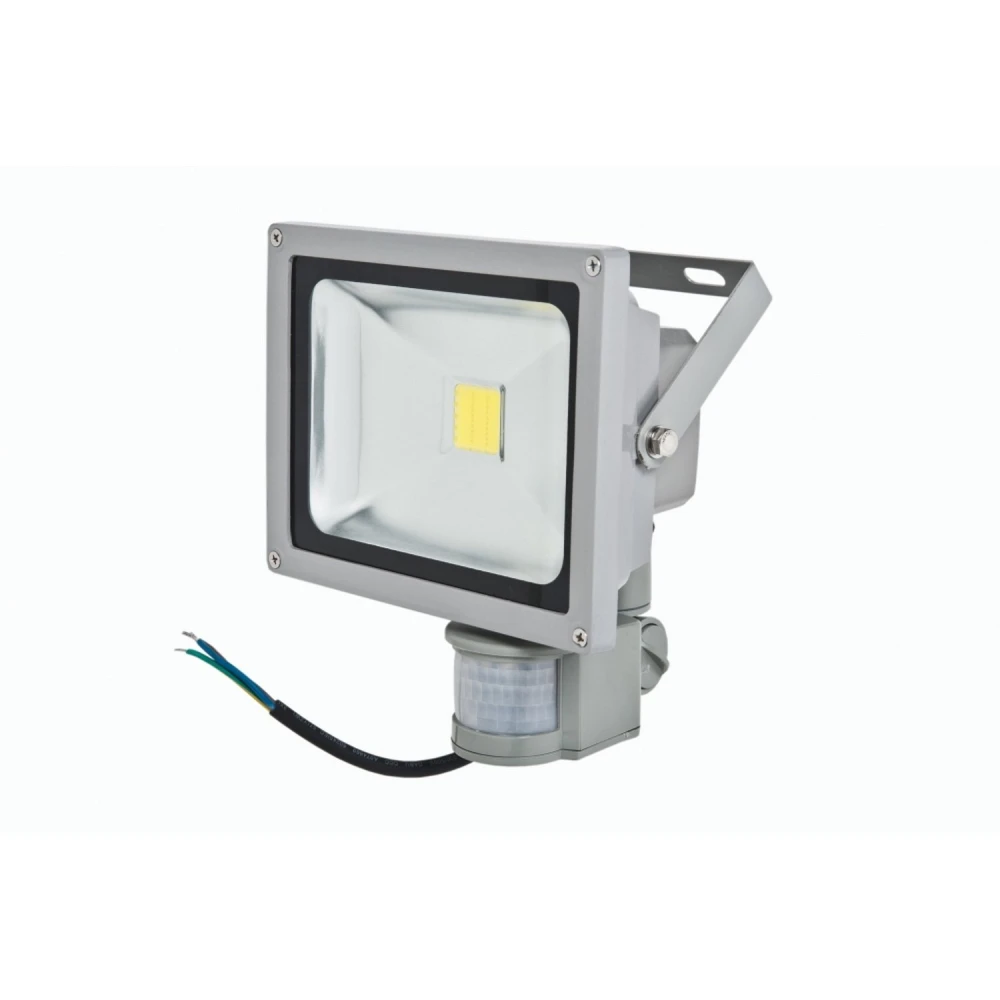 Proiector LED 20W cu senzor de miscare si lumina alba 6000K