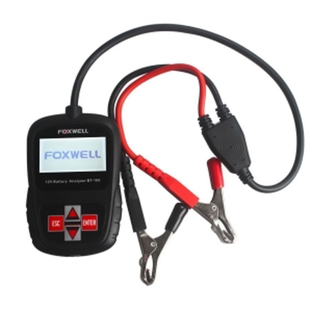 Foxwell BT100 tester baterie 12V pentru mașini - instrument de diagnostic