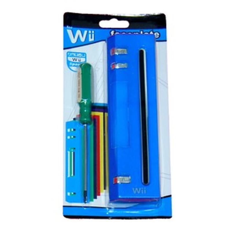 Panou frontal Wii albastru - piesă de schimb satkit