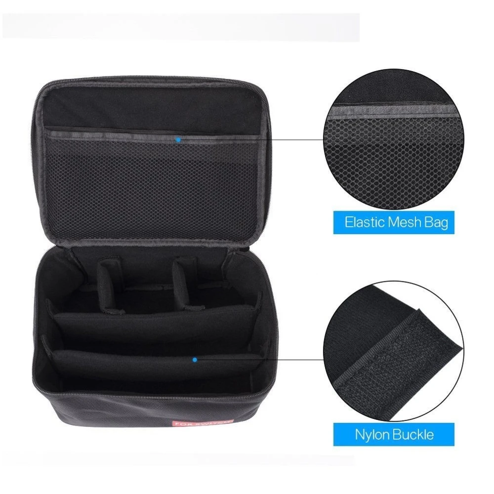 Geantă de transport pentru Nintendo Switch cu spațiu pentru consolă și accesorii
