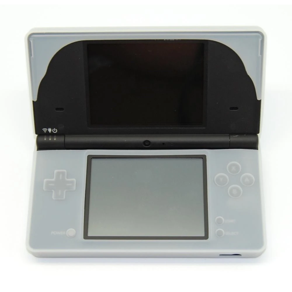 Husă silicon Nintendo DSI albă pentru protecție și confort