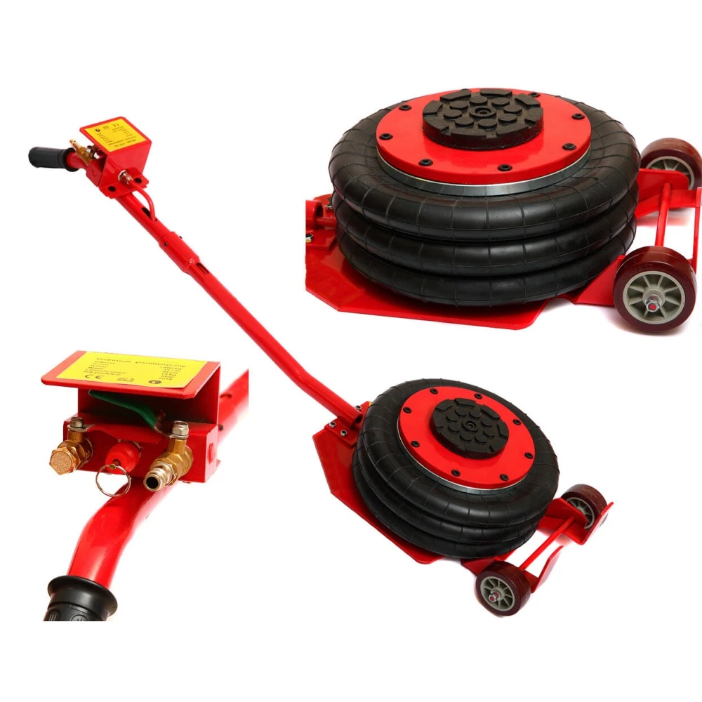 Cric pneumatic 3 tone cu 3 perne de aer Heavy Duty pentru mașini
