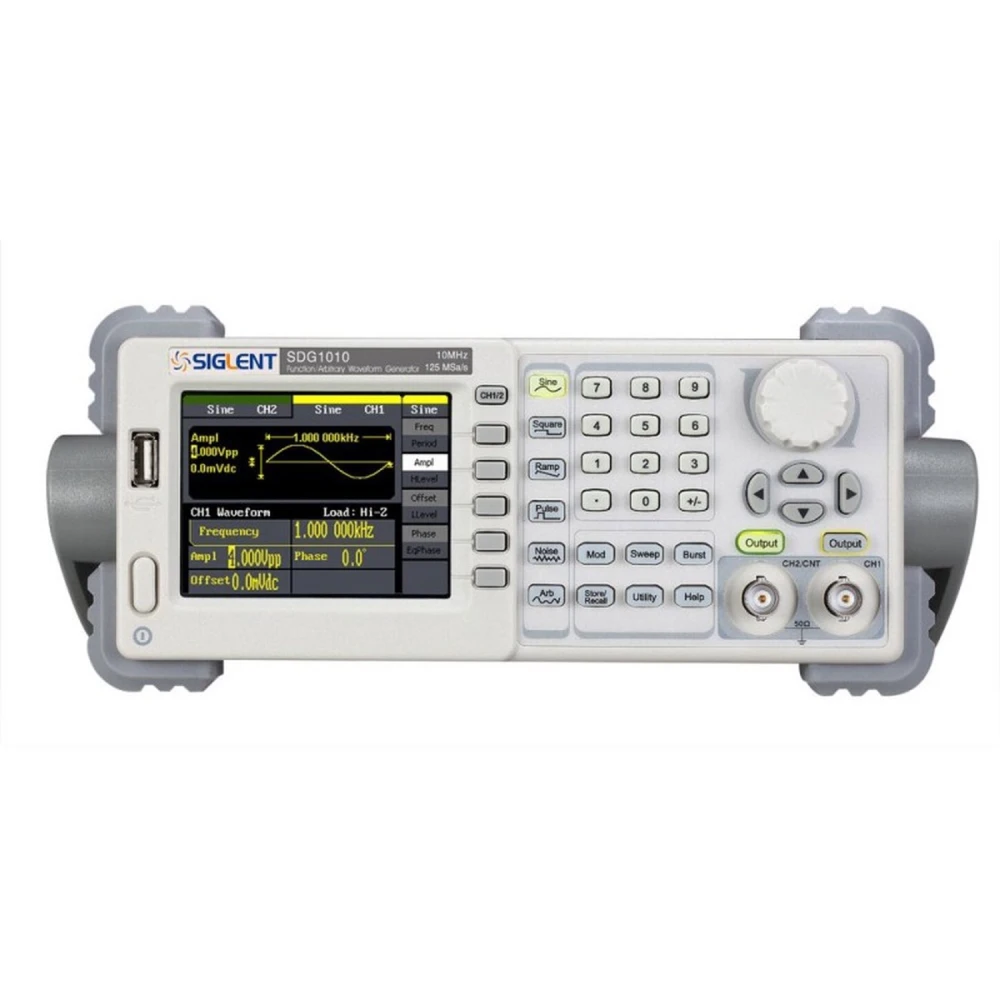 Generator de funcții arbitrare Siglent SDG1010 10MHz pentru laborator electronic