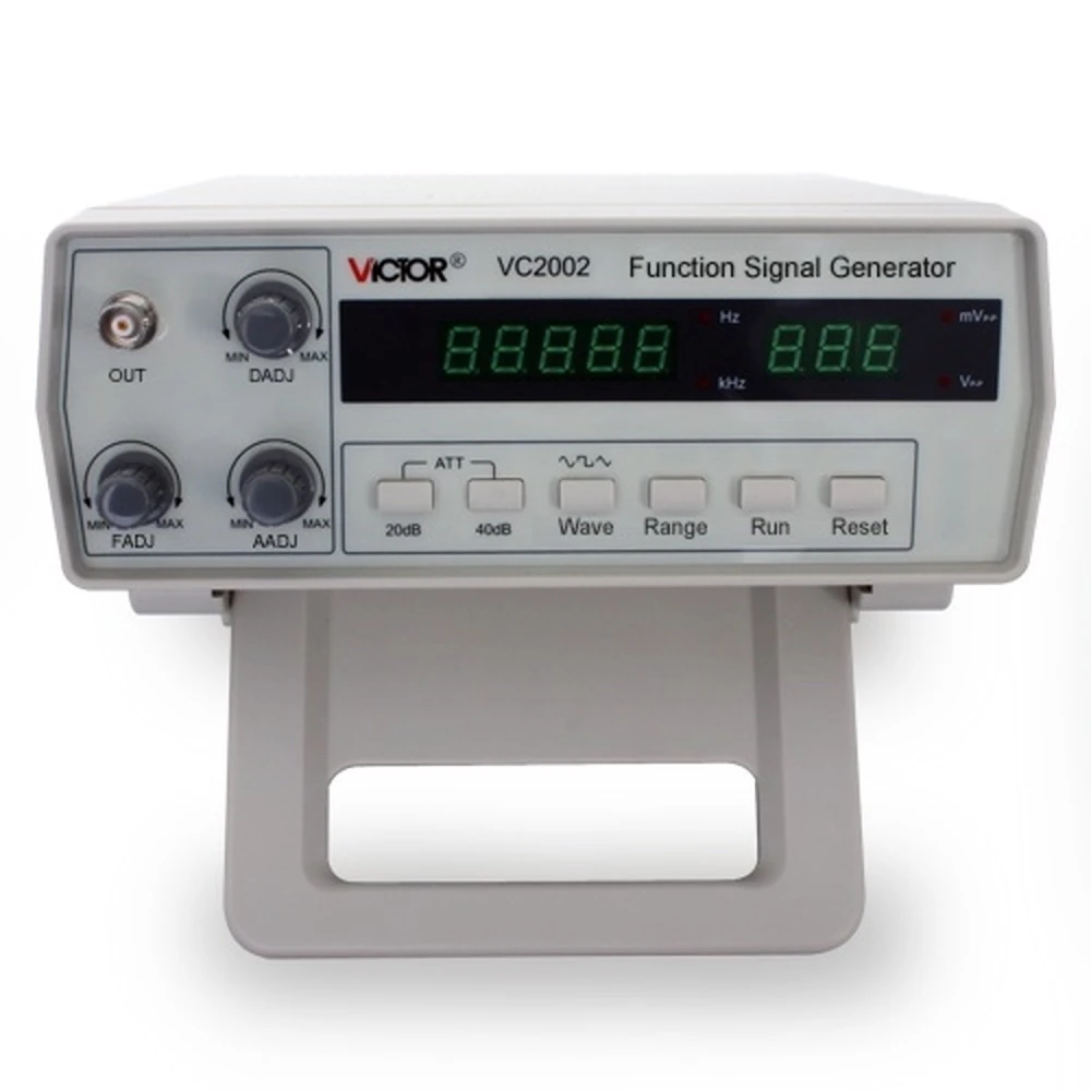 Generator de funcții Victor VC2002 cu display de 8 cifre și siguranță ridicată