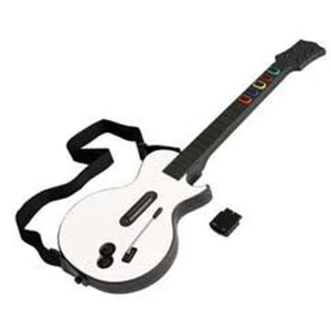 Chitară wireless pentru PS2 compatibilă cu Guitar Hero I, II și III