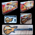 Chitară wireless Wii Crazy Guitar pentru jocuri muzicale compatibile