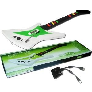 Chitară wireless Xbox 360 compatibilă cu Guitar Hero și Rock Band