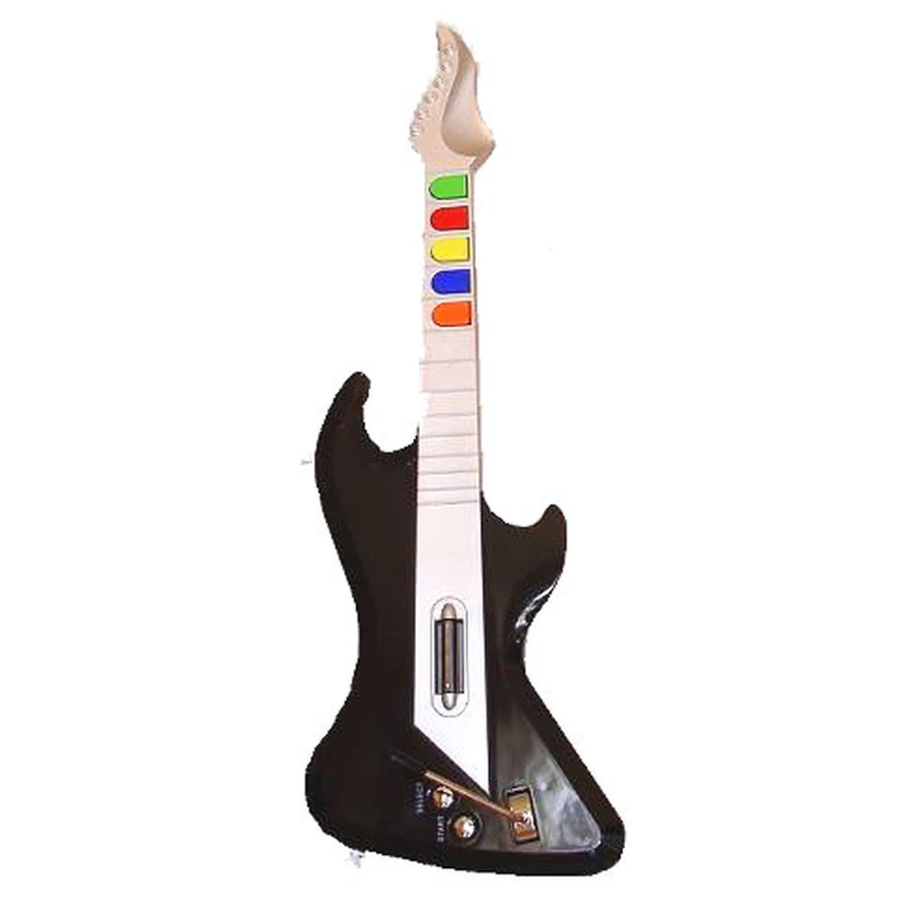 Chitară PS2 compatibilă Guitar Hero I, II și III pentru PlayStation 2