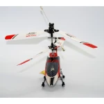 Detalle del rotor principal del helicóptero M-1 V2 rojo