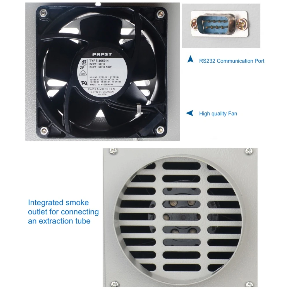 Cuptor de reflow cu infraroșu INSA M962D cu control automat