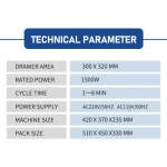 Cuptor reflow infraroșu T-962A Puhui V2.0 pentru SMD și BGA