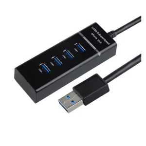 Hub USB 3.0 cu 4 porturi, întrerupător și viteză mare pentru PC și Mac