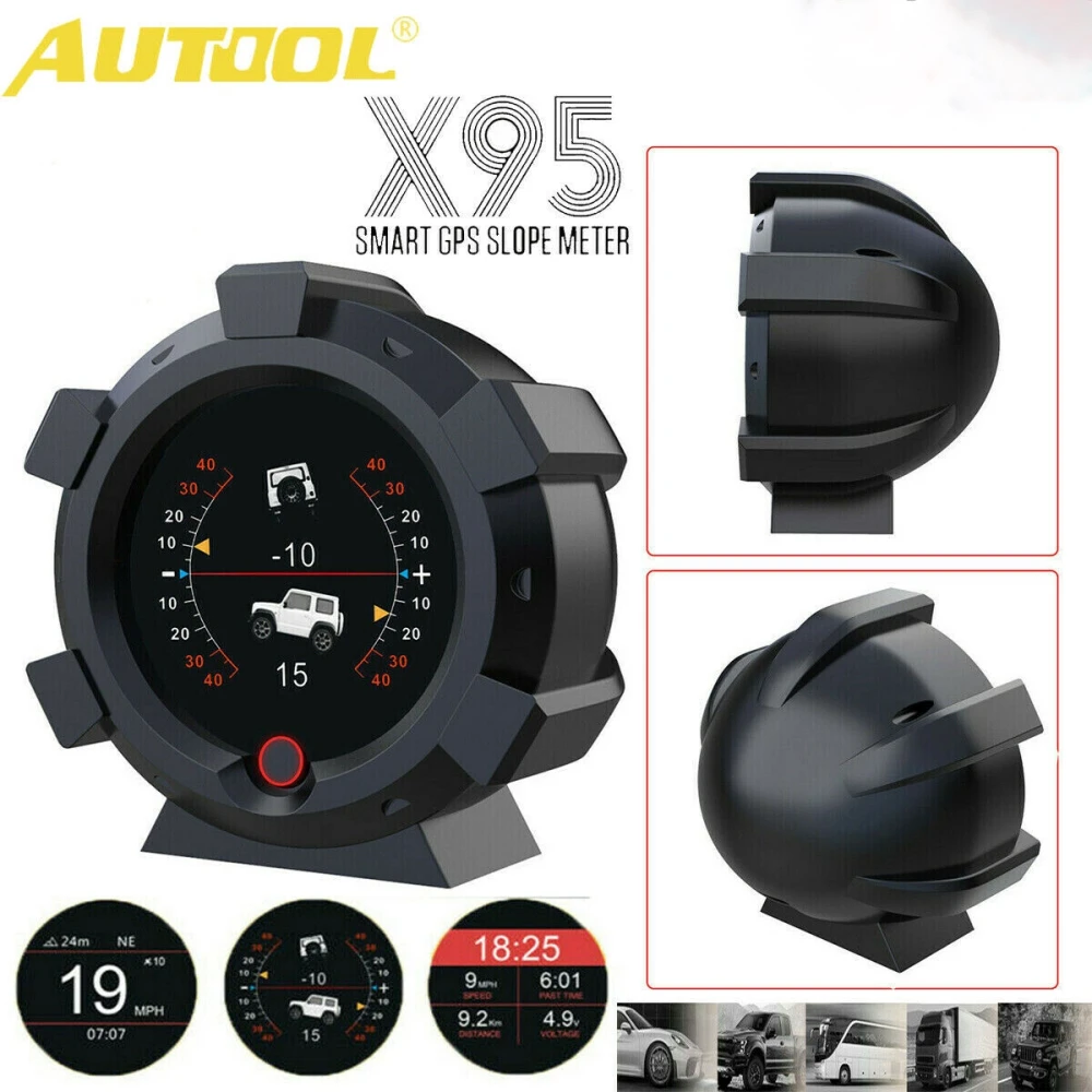 Inclinometru multifuncțional Autool X95 cu giroscop multi-ax și GPS