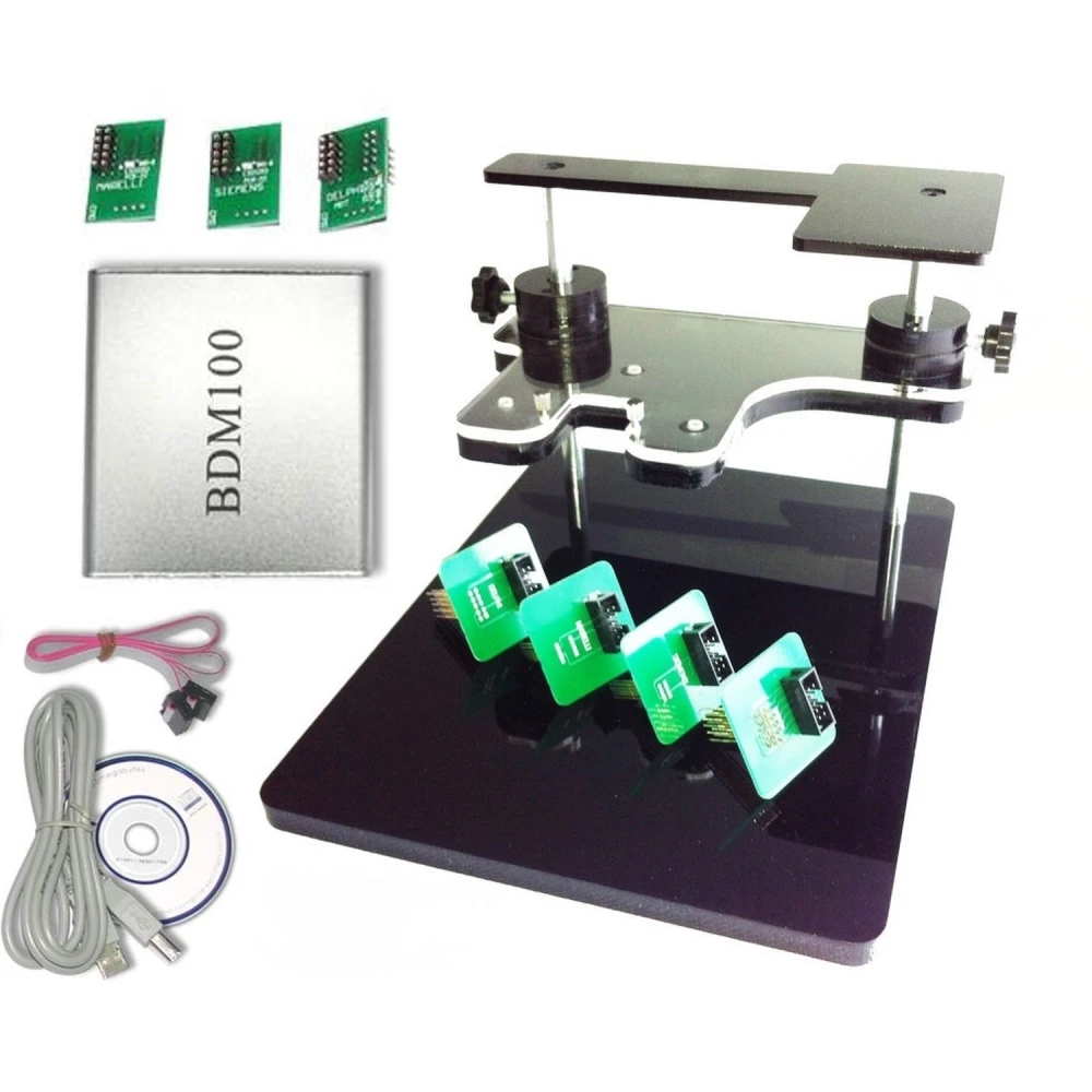 Interfață BDM100 programator ECU chip tuning cu BDM Frame pentru OBD2
