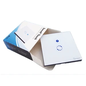 Sonoff întrerupător WiFi tactil de bază pentru domotică, compatibil Alexa și Google Home