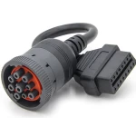 Cablu adaptor J1939 9Pin la OBD2 16Pin pentru diagnoză
