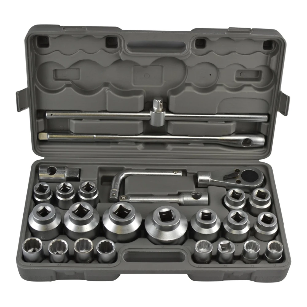 Set 26 piese chei tubulare 3/4 pentru camioane și tractoare TSX TOOL