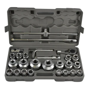Set 26 piese chei tubulare 3/4 pentru camioane și tractoare TSX TOOL