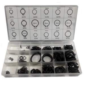 Set clips Seeger Circlips - 300 inele de siguranta metalice
