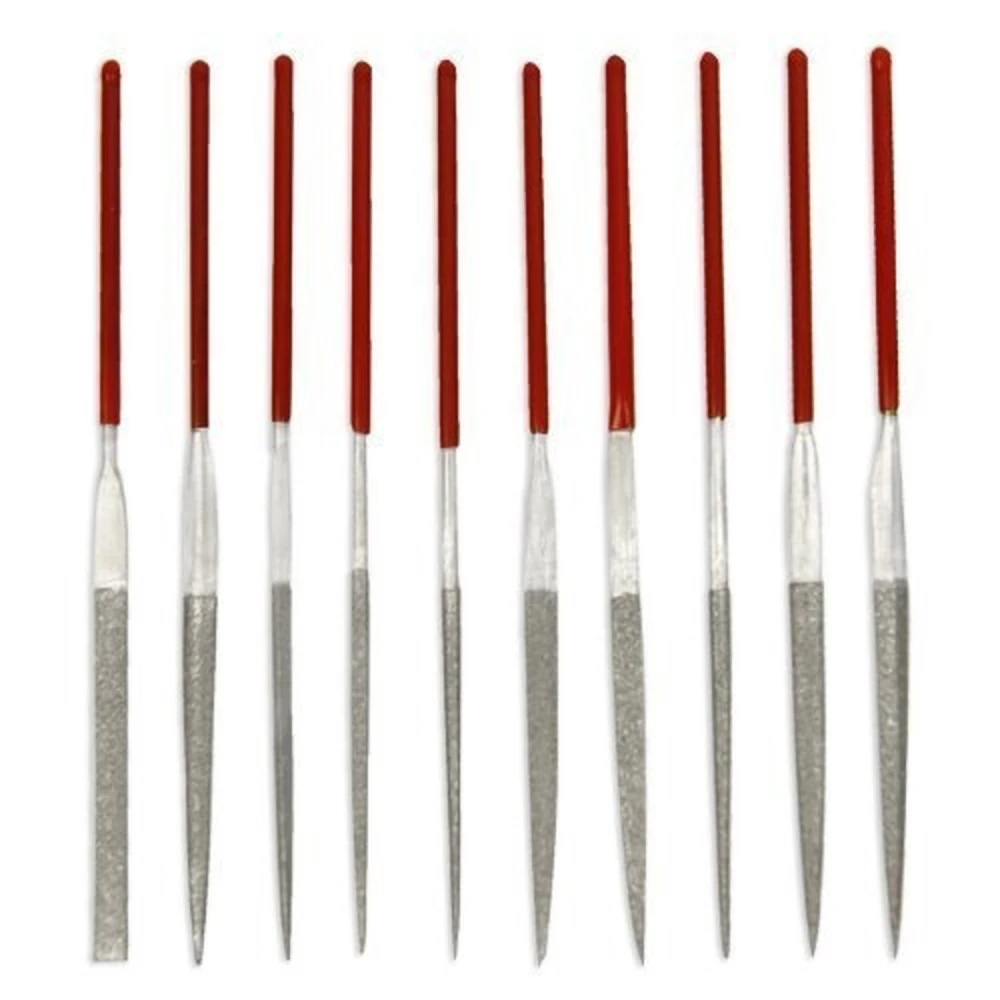 Set de 10 mini pile ultra fine pentru electronică și lipire de precizie