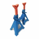 Set 2 Capre 12 Tone cu Dublă Siguranță — Capre din Oțel Reglabile 46-76 cm pentru Mașină, Dubă, Camion și Utilaje TSX TOOL