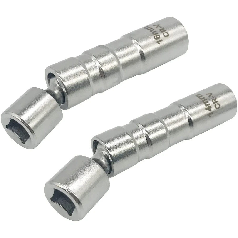 Set de 2 chei tubulare flexibile magnetice pentru bujie 14 mm și 16 mm TSX TOOL