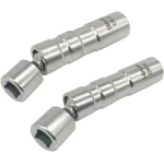Set de 2 chei tubulare flexibile magnetice pentru bujie 14 mm și 16 mm TSX TOOL