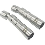 Set de 2 chei tubulare flexibile magnetice pentru bujie 14 mm și 16 mm TSX TOOL