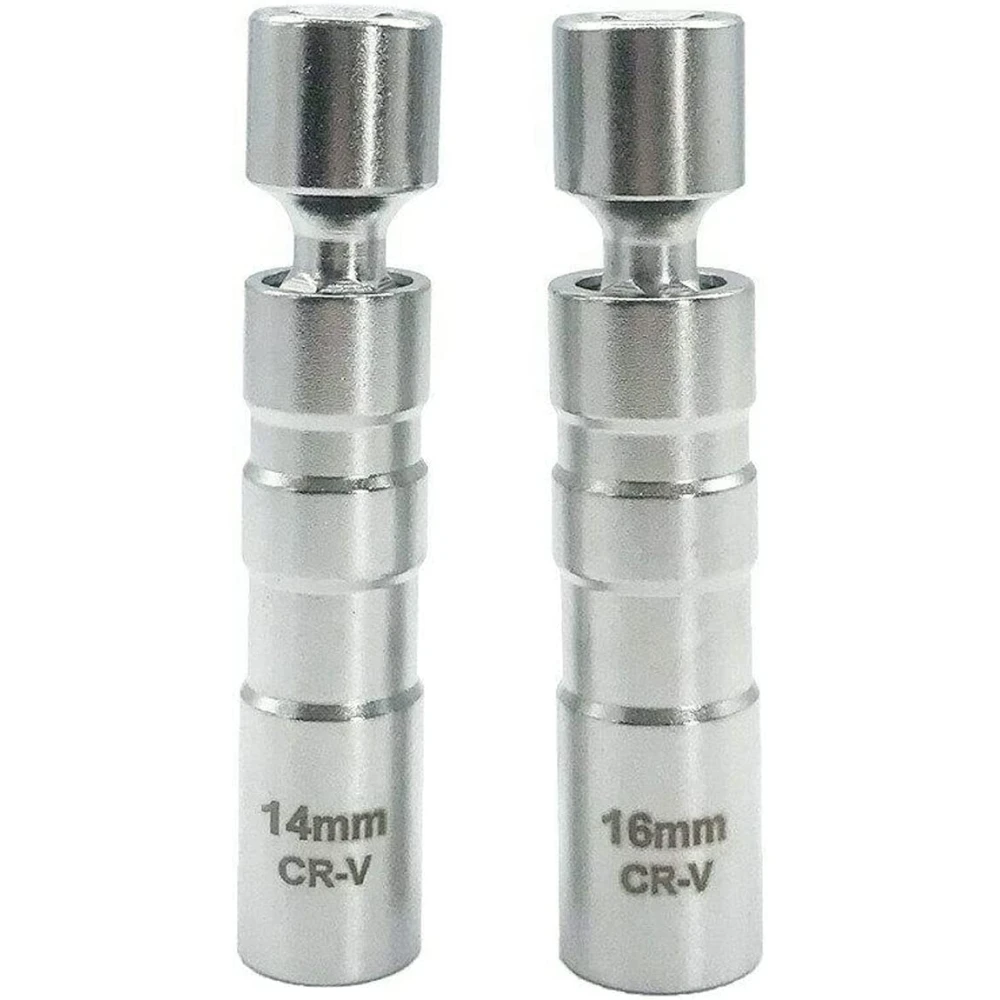 Set de 2 chei tubulare flexibile magnetice pentru bujie 14 mm și 16 mm TSX TOOL