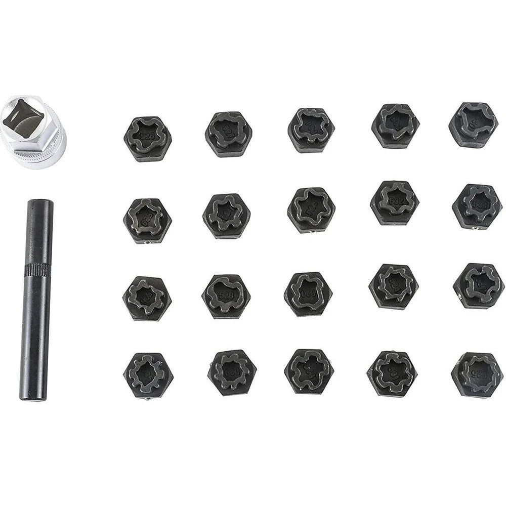 Set de 22 chei antifurt pentru jante compatibile cu vehicule VAG
