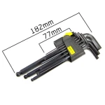 Set chei imbus lungi cu bila 9 piese 1,5-10mm pentru auto si moto