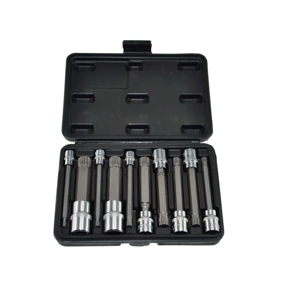Set biți XZN lungi cu adaptoare pentru clichet TSX TOOL