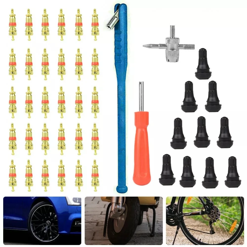 Set unelte reparatie anvelope si extractie valve TSX TOOL 43 piese