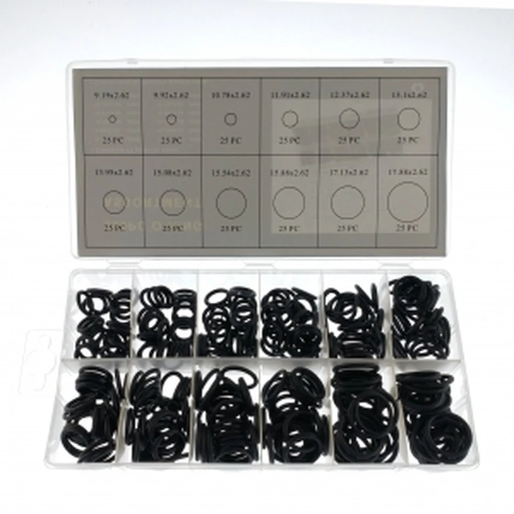 Set inele O din cauciuc 300 piese cu 12 dimensiuni TSX TOOL