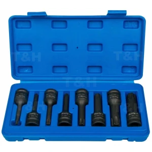 TSX TOOL Set chei Torx impact 1/2 T30-T80 - 8 piese TSX TOOL