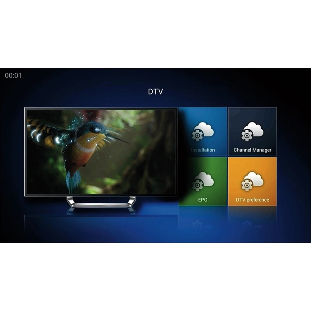 Kii Pro receptor TV Android cu dublu tuner DVB-S2 DVB-T2 4K
