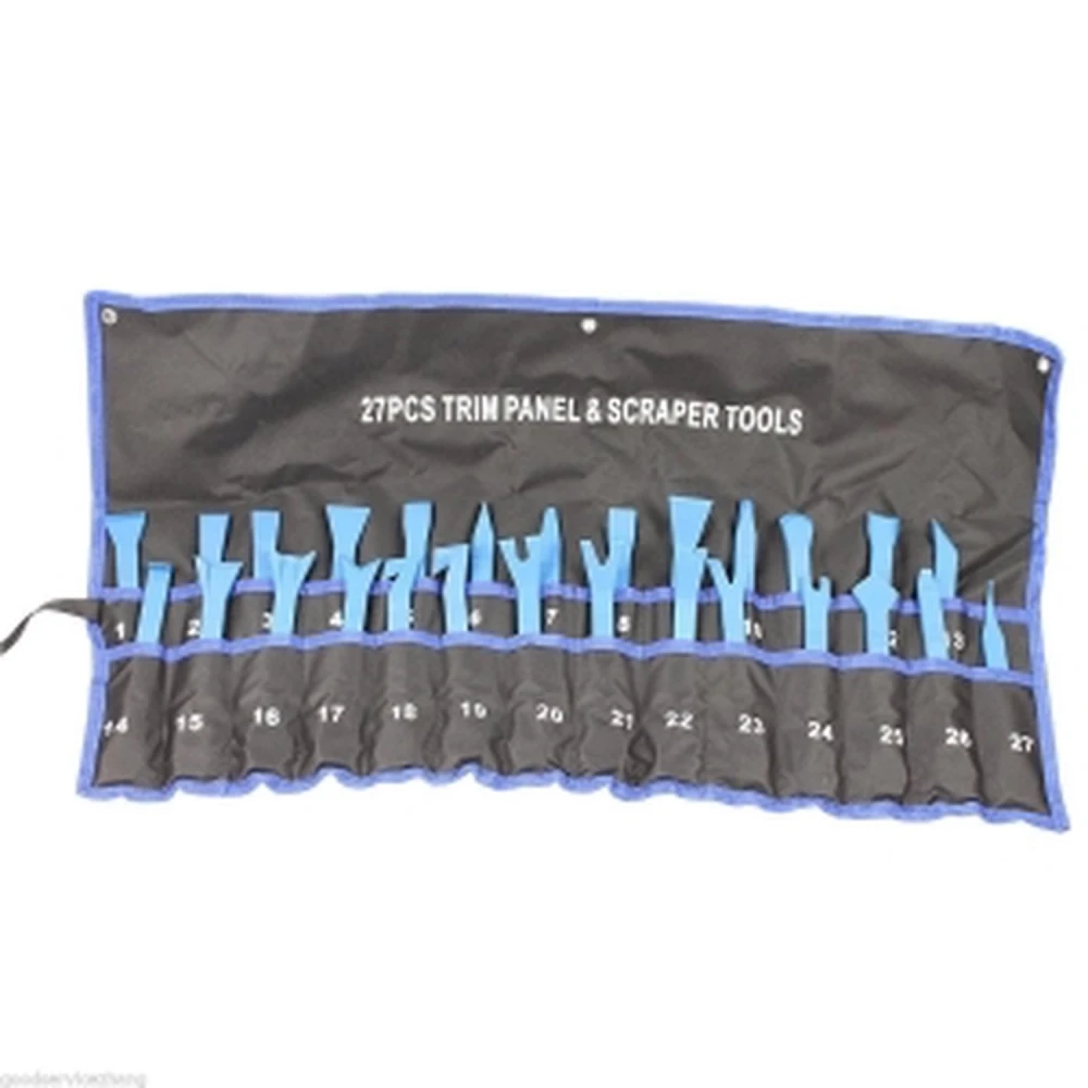 Kit 27 piese scule demontare panouri uși, ornamente și capace roți TSX TOOL